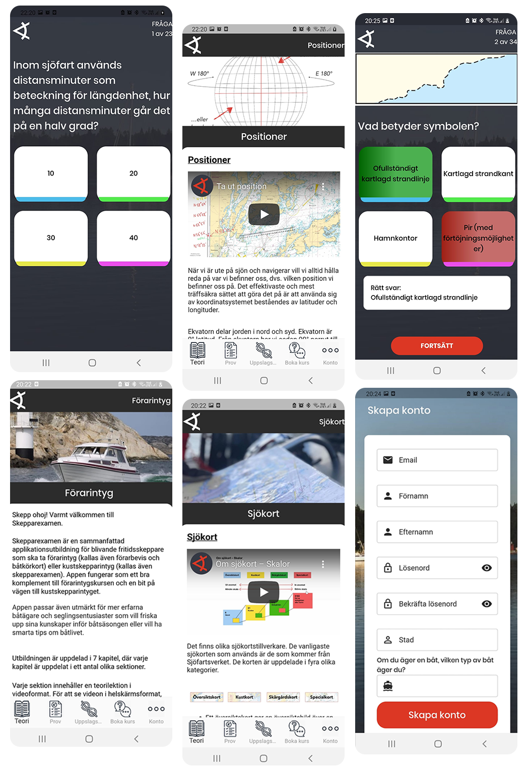 skepparexamen ios android